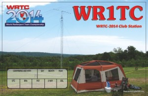 Front of WR1TC QSL Card