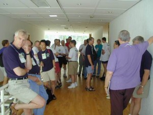 Competitors meet at team village in WRTC 2000 Slovenia