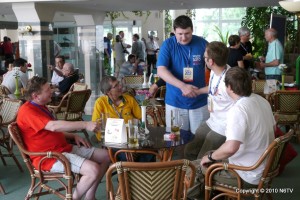 Competitors meet at team village in WRTC 2010 Moscow