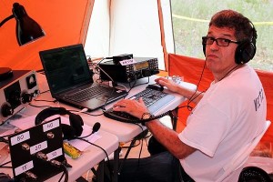 Gilles, VE2TZT, operating AK1W in the Station Test.