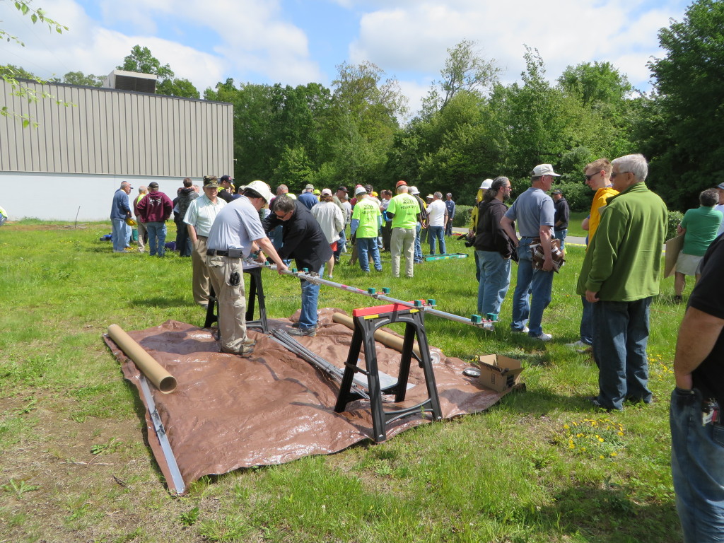 Beginning assembly of the TX38 tribander